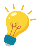 Lightbulb idea graphic