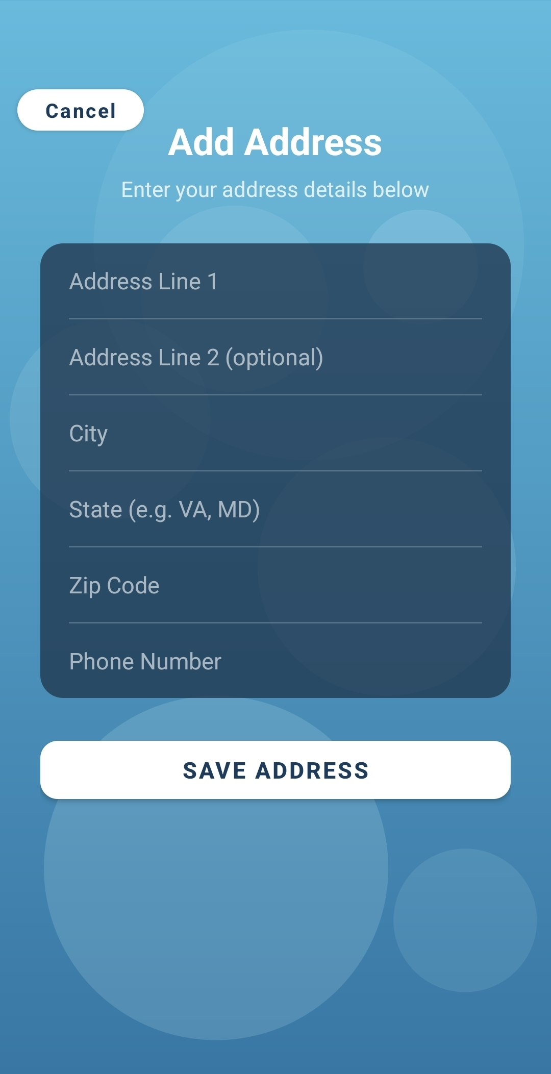 Save each address